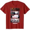 imageStar Wars The Mandalorian Action Packed Vintage Frames TShirtCranberry Red