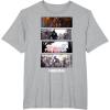 imageStar Wars The Mandalorian Action Packed Vintage Frames TShirtHeather Grey
