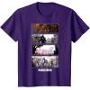 imageStar Wars The Mandalorian Action Packed Vintage Frames TShirtPurple