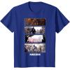 imageStar Wars The Mandalorian Action Packed Vintage Frames TShirtRoyal Blue