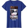 imageStar Wars The Mandalorian Action Packed Vintage Frames TShirtRoyal Blue