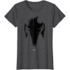 imageStar Wars The Mandalorian Dark Helmet Sketched TShirtDark Heather Grey