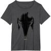 imageStar Wars The Mandalorian Dark Helmet Sketched TShirtDark Heather Grey