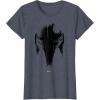 imageStar Wars The Mandalorian Dark Helmet Sketched TShirtHeather Blue
