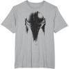 imageStar Wars The Mandalorian Dark Helmet Sketched TShirtHeather Grey