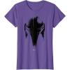 imageStar Wars The Mandalorian Dark Helmet Sketched TShirtPurple Heather