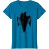 imageStar Wars The Mandalorian Dark Helmet Sketched TShirtSapphire Blue
