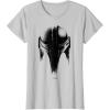 imageStar Wars The Mandalorian Dark Helmet Sketched TShirtSilver Grey