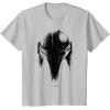 imageStar Wars The Mandalorian Dark Helmet Sketched TShirtSilver Grey