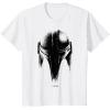 imageStar Wars The Mandalorian Dark Helmet Sketched TShirtWhite
