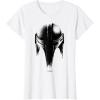 imageStar Wars The Mandalorian Dark Helmet Sketched TShirtWhite