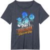 imageStar Wars The Mandalorian Fathers Day 1 In The Galaxy TShirtHeather Blue