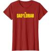 imageStar Wars The Mandalorian Fathers Day Dadalorian Logo TShirtCranberry Red