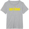 imageStar Wars The Mandalorian Fathers Day Dadalorian Logo TShirtHeather Grey