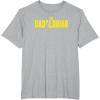 imageStar Wars The Mandalorian Fathers Day Dadalorian Logo TShirtHeather Grey
