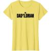 imageStar Wars The Mandalorian Fathers Day Dadalorian Logo TShirtLemon Yellow