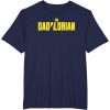 imageStar Wars The Mandalorian Fathers Day Dadalorian Logo TShirtNavy Blue