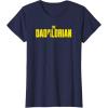 imageStar Wars The Mandalorian Fathers Day Dadalorian Logo TShirtNavy Blue