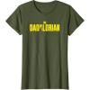 imageStar Wars The Mandalorian Fathers Day Dadalorian Logo TShirtOlive Green