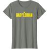 imageStar Wars The Mandalorian Fathers Day Dadalorian Logo TShirtOlive Heather
