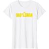 imageStar Wars The Mandalorian Fathers Day Dadalorian Logo TShirtWhite