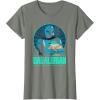 imageStar Wars The Mandalorian Fathers Day Dadalorian Retro TShirtOlive Heather