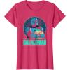 imageStar Wars The Mandalorian Fathers Day Dadalorian Retro TShirtRed Heather