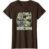 imageStar Wars The Mandalorian Fathers Day The Way Dad Retro TShirtBrown