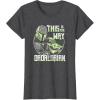 imageStar Wars The Mandalorian Fathers Day The Way Dad Retro TShirtDark Heather Grey