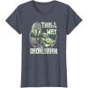 imageStar Wars The Mandalorian Fathers Day The Way Dad Retro TShirtHeather Blue