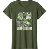 imageStar Wars The Mandalorian Fathers Day The Way Dad Retro TShirtOlive Green