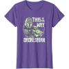 imageStar Wars The Mandalorian Fathers Day The Way Dad Retro TShirtPurple Heather