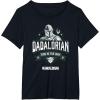 imageStar Wars The Mandalorian Fathers Day The Way Distressed TShirtBlack
