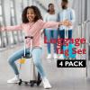 imageStar Wars The Mandalorian Grogu Luggage Tags 4Piece Set  PVC Grogu Suitcase Tags and Travel Tags  Officially Licensed