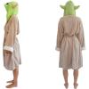 imageStar Wars The Mandalorian Grogu The Child Hooded Bathrobe for Women  Baby YodaThemed Soft Plush Spa Robe for Shower  Lightweight Fleece Housecoat With Belted Tie  One Size Fits Most Adults