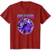 imageStar Wars The Mandalorian Heroes Of Nevarro Retro Portrait TShirtCranberry Red