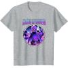 imageStar Wars The Mandalorian Heroes Of Nevarro Retro Portrait TShirtHeather Grey