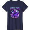 imageStar Wars The Mandalorian Heroes Of Nevarro Retro Portrait TShirtNavy Blue