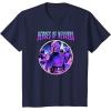 imageStar Wars The Mandalorian Heroes Of Nevarro Retro Portrait TShirtNavy Blue