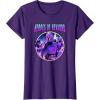 imageStar Wars The Mandalorian Heroes Of Nevarro Retro Portrait TShirtPurple