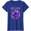 imageStar Wars The Mandalorian Heroes Of Nevarro Retro Portrait TShirtRoyal Blue