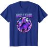 imageStar Wars The Mandalorian Heroes Of Nevarro Retro Portrait TShirtRoyal Blue