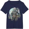 imageStar Wars The Mandalorian Season 3 BoKatan Kryze Plazir15 TShirtNavy Blue