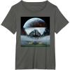 imageStar Wars The Mandalorian Season 3 Coruscant ampamp Starfighters TShirtAsphalt Grey