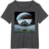 imageStar Wars The Mandalorian Season 3 Coruscant ampamp Starfighters TShirtDark Heather Grey