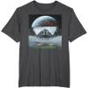 imageStar Wars The Mandalorian Season 3 Coruscant ampamp Starfighters TShirtDark Heather Grey