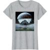 imageStar Wars The Mandalorian Season 3 Coruscant ampamp Starfighters TShirtHeather Grey