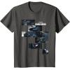imageStar Wars The Mandalorian Season 3 Grogu BoKatan ampamp Armorer TShirtAsphalt Grey