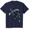 imageStar Wars The Mandalorian Season 3 Grogu BoKatan ampamp Armorer TShirtNavy Blue