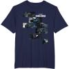 imageStar Wars The Mandalorian Season 3 Grogu BoKatan ampamp Armorer TShirtNavy Blue